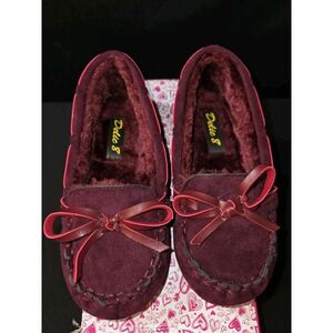 Crazy‎ 8 Moccasin Boots Size 9c Burgandy New!